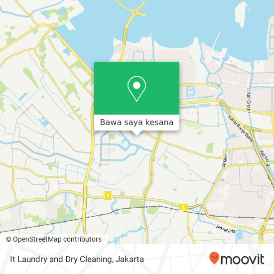 Peta It Laundry and Dry Cleaning, Jalan Kebon Jahe Cengkareng