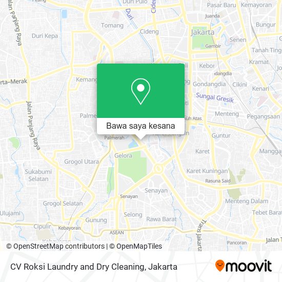 Peta CV Roksi Laundry and Dry Cleaning