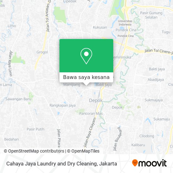 Peta Cahaya Jaya Laundry and Dry Cleaning