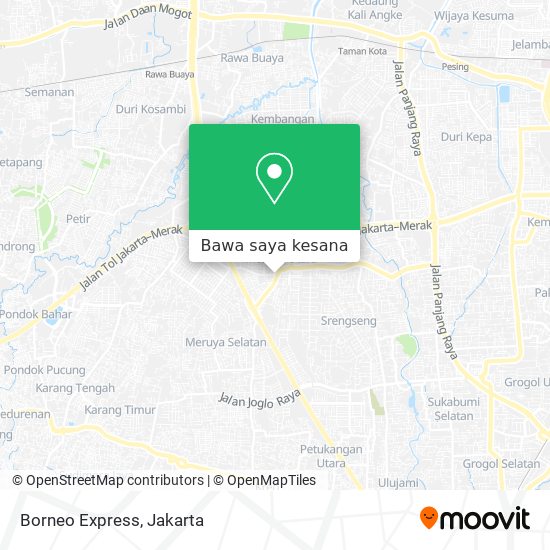 Peta Borneo Express
