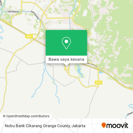 Peta Nobu Bank Cikarang Orange County