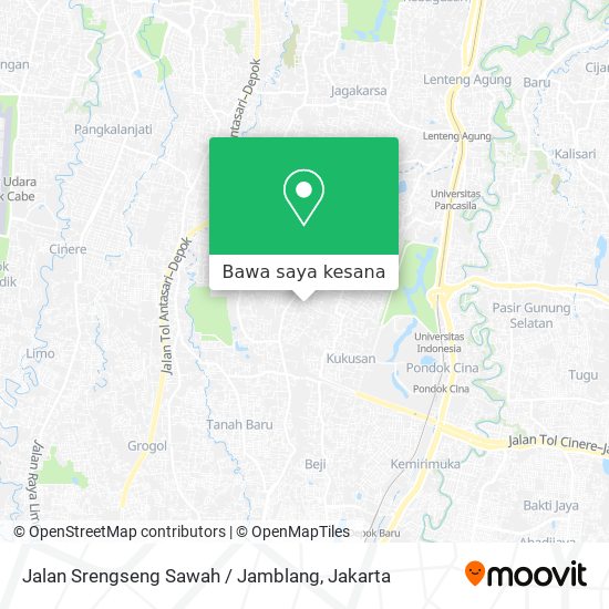 Peta Jalan Srengseng Sawah / Jamblang