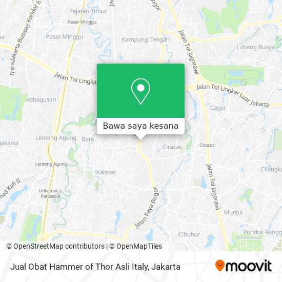 Peta Jual Obat Hammer of Thor Asli Italy