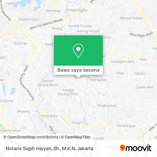 Peta Notaris Sugih Haryati, Sh., M.K.N