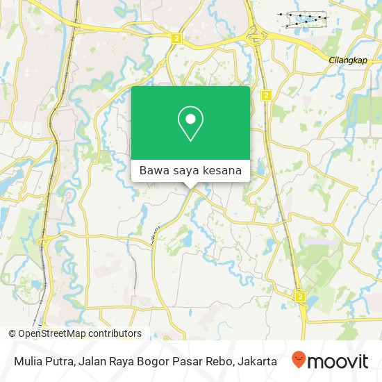 Peta Mulia Putra, Jalan Raya Bogor Pasar Rebo