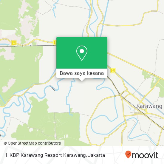 Peta HKBP Karawang Ressort Karawang, Telukjambe Timur