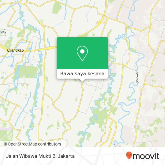 Peta Jalan Wibawa Mukti 2, Jatiasih