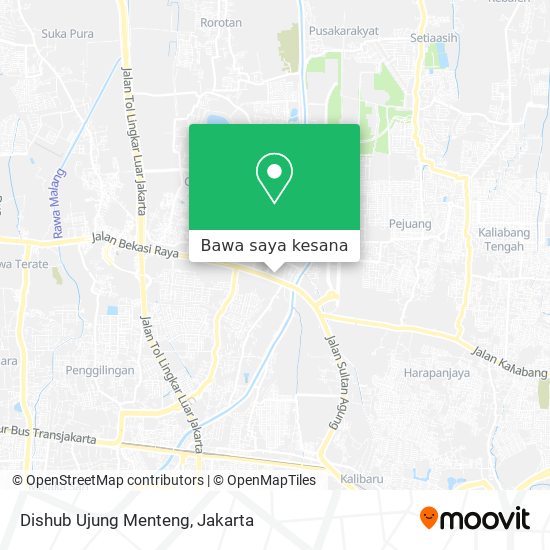 Peta Dishub Ujung Menteng