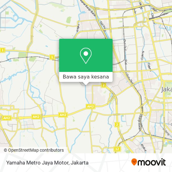 Peta Yamaha Metro Jaya Motor