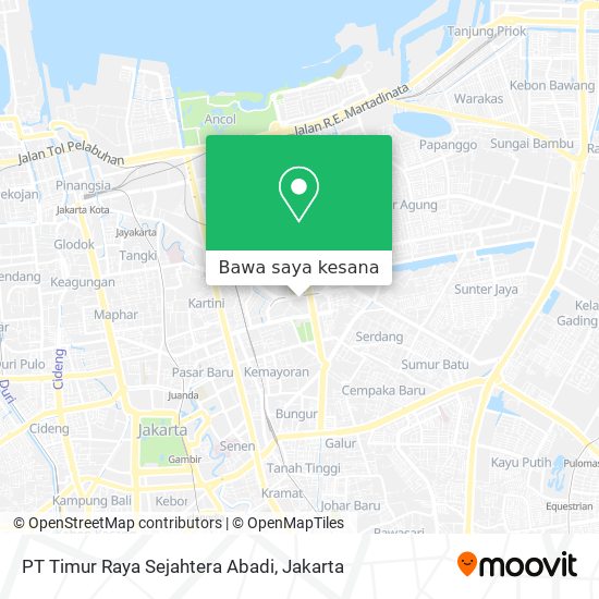Peta PT Timur Raya Sejahtera Abadi