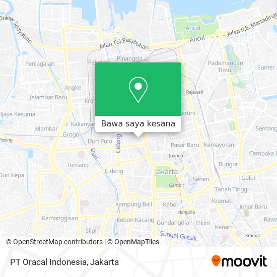 Peta PT Oracal Indonesia