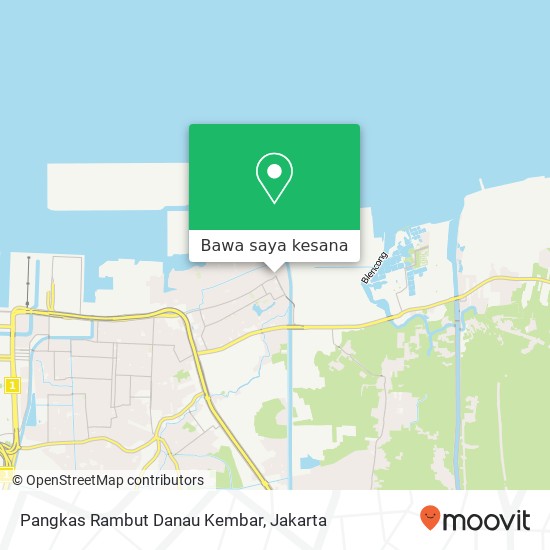 Peta Pangkas Rambut Danau Kembar