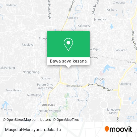 Peta Masjid al-Mansyuriah