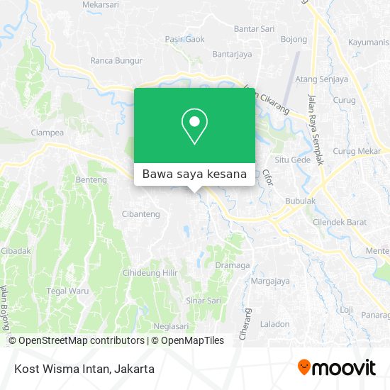 Peta Kost Wisma Intan