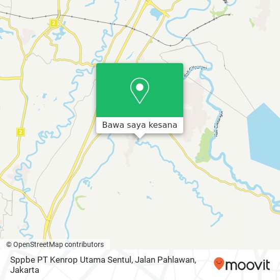 Peta Sppbe PT Kenrop Utama Sentul, Jalan Pahlawan