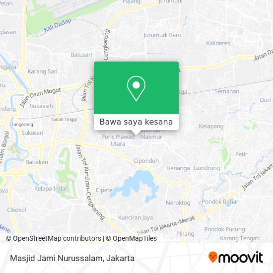 Peta Masjid Jami Nurussalam