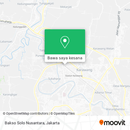 Peta Bakso Solo Nusantara