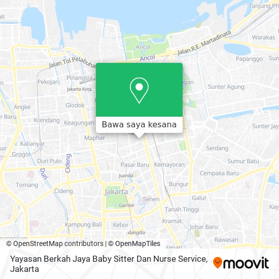 Peta Yayasan Berkah Jaya Baby Sitter Dan Nurse Service