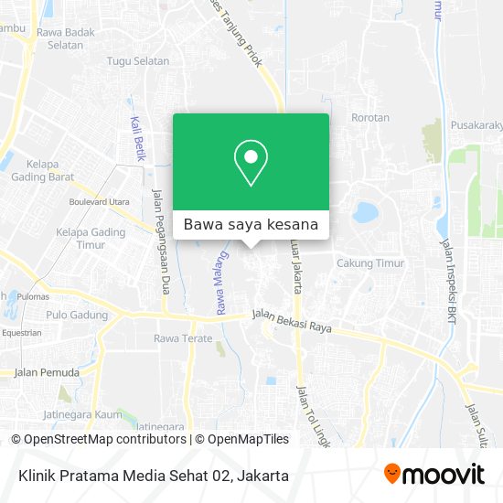 Peta Klinik Pratama Media Sehat 02