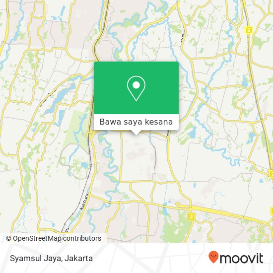 Peta Syamsul Jaya, Jalan Tugu Raya