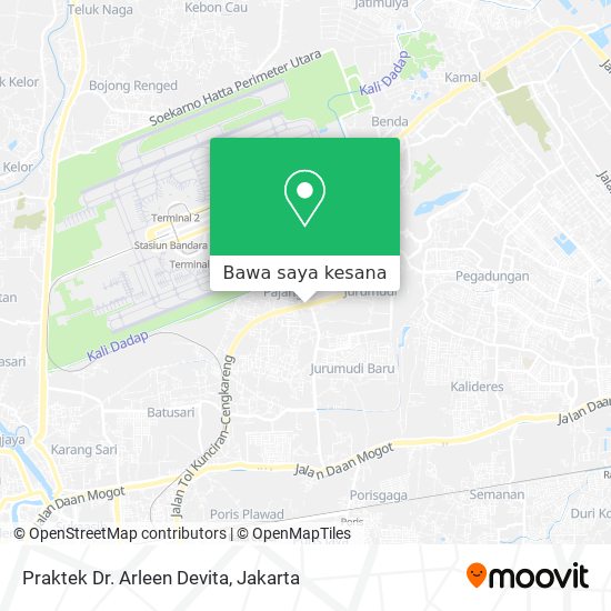 Peta Praktek Dr. Arleen Devita