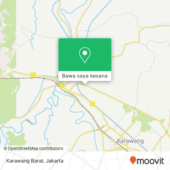 Peta Karawang Barat