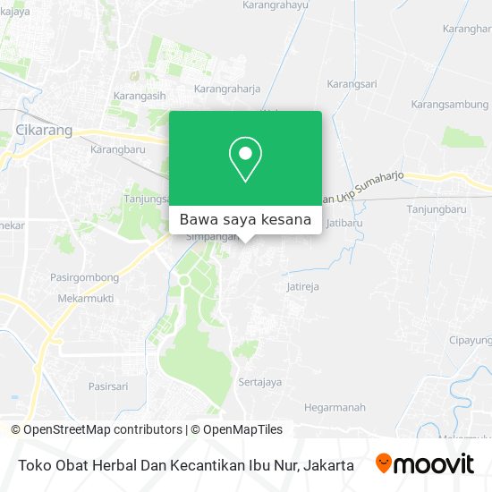 Peta Toko Obat Herbal Dan Kecantikan Ibu Nur