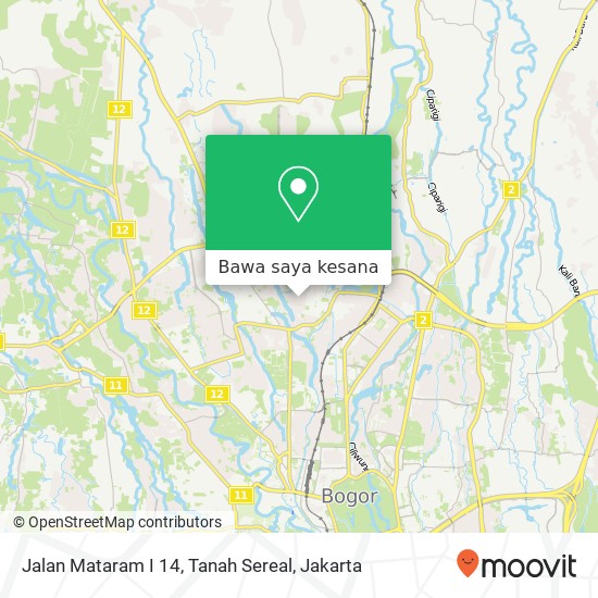 Peta Jalan Mataram I 14, Tanah Sereal