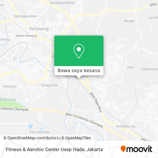 Peta Fitness & Aerobic Center Usep Hade