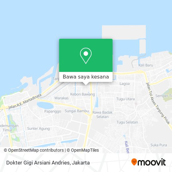 Peta Dokter Gigi Arsiani Andries