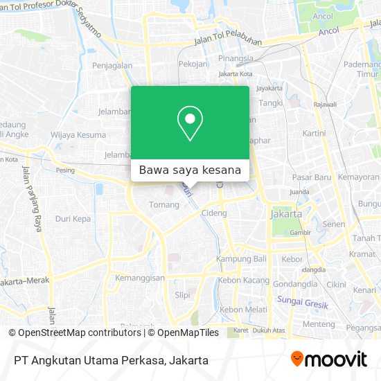 Peta PT Angkutan Utama Perkasa