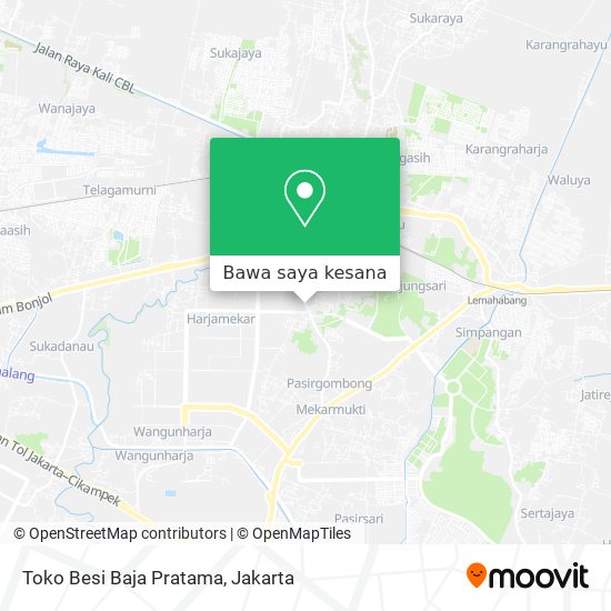 Peta Toko Besi Baja Pratama