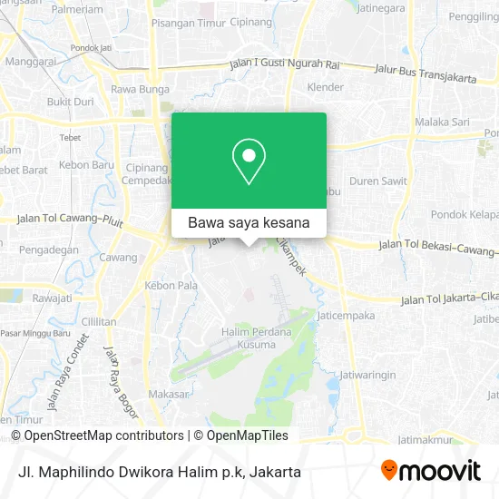 Peta Jl. Maphilindo Dwikora Halim p.k