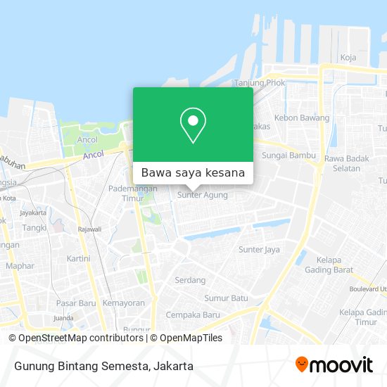 Peta Gunung Bintang Semesta