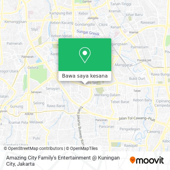 Peta Amazing City Family's Entertainment @ Kuningan City