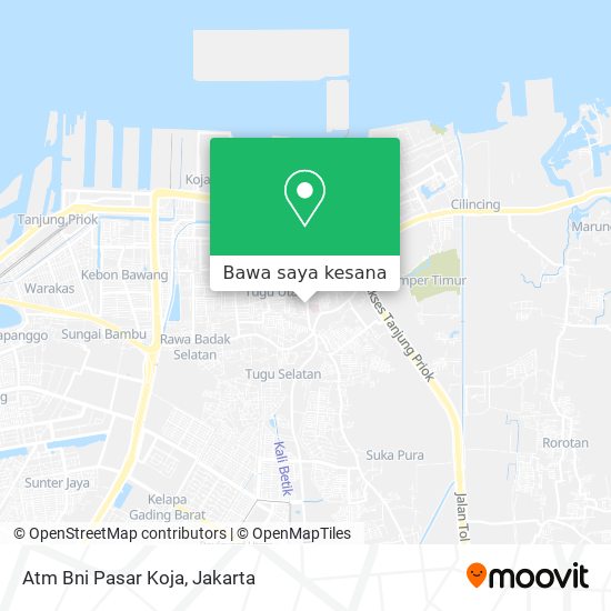 Peta Atm Bni Pasar Koja