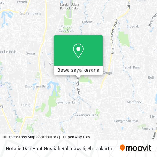 Peta Notaris Dan Ppat Gustiah Rahmawati, Sh.