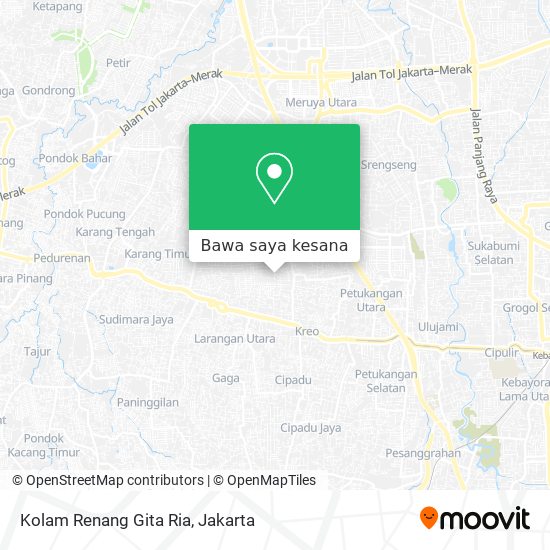 Peta Kolam Renang Gita Ria