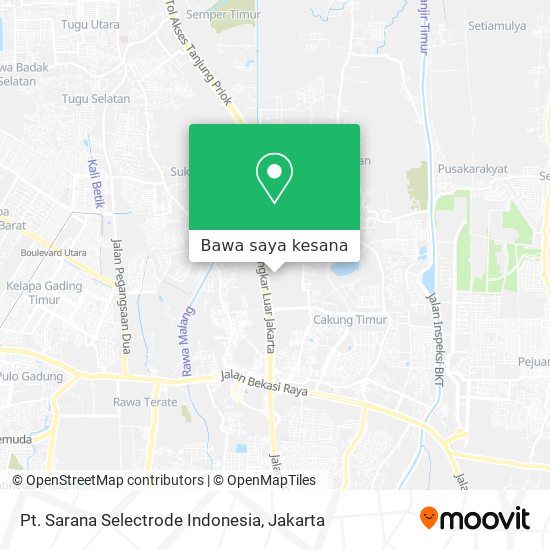 Peta Pt. Sarana Selectrode Indonesia