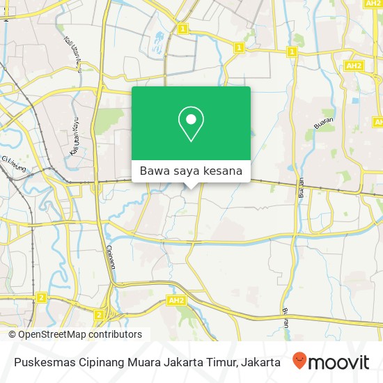 Peta Puskesmas Cipinang Muara Jakarta Timur, Duren Sawit