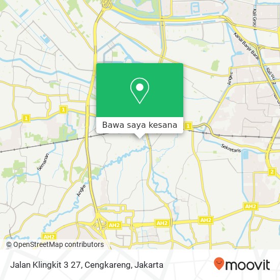 Peta Jalan Klingkit 3 27, Cengkareng