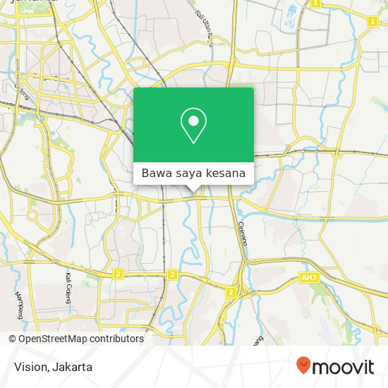 Peta Vision, Jalan Jatinegara Barat Jatinegara