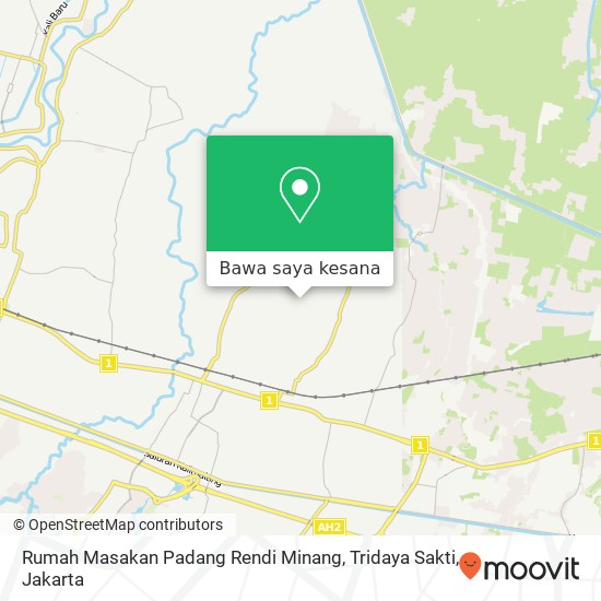 Peta Rumah Masakan Padang Rendi Minang, Tridaya Sakti