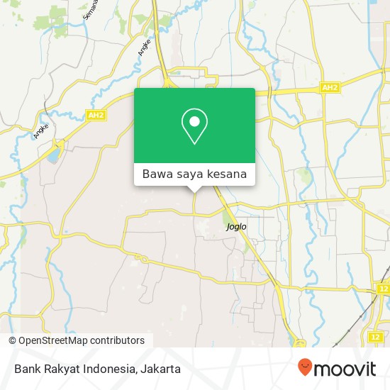Peta Bank Rakyat Indonesia, Jalan Meruya Selatan