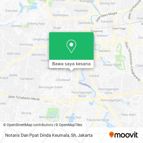 Peta Notaris Dan Ppat Dinda Keumala, Sh