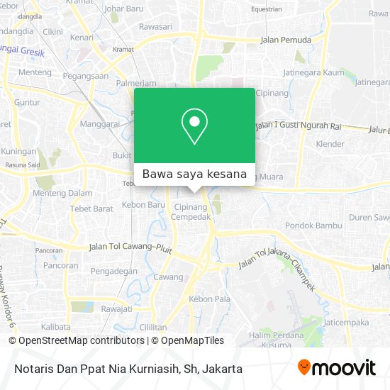 Peta Notaris Dan Ppat Nia Kurniasih, Sh