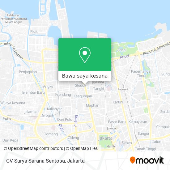 Peta CV Surya Sarana Sentosa