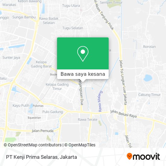 Peta PT Kenji Prima Selaras