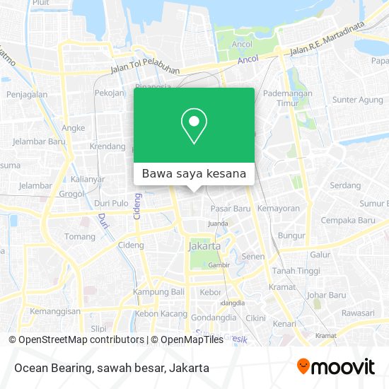Peta Ocean Bearing, sawah besar