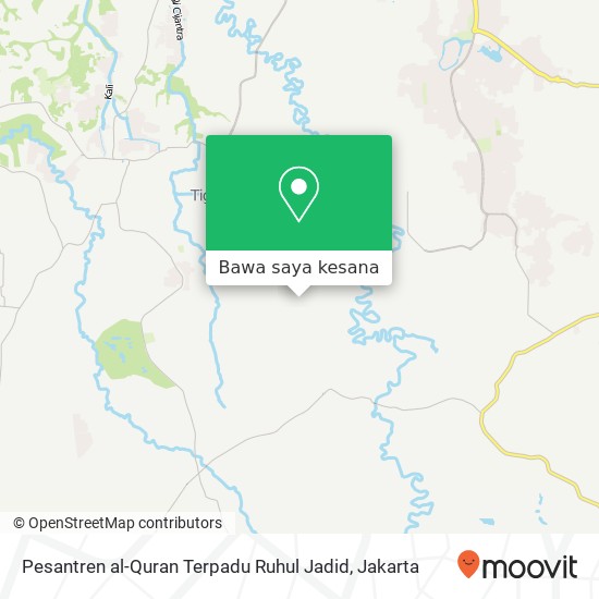 Peta Pesantren al-Quran Terpadu Ruhul Jadid